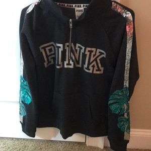 Half zip hoodie by PINK Victoria's Secret